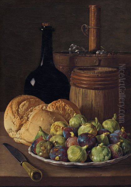 Still Life with Figs and Bread - view 1