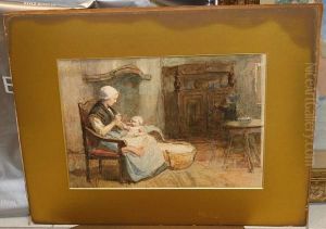 Feeding The Baby by Hugh Carter