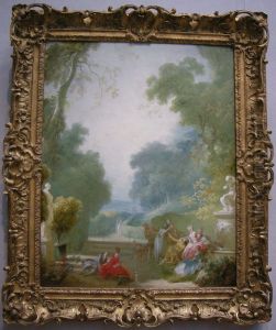 gioco dello schiaffo del soldato by Jean-Honore Fragonard