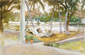 Figure in Hammock, Florida by John Singer Sargent