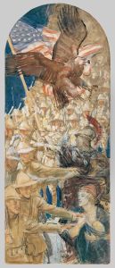 Study for "The Coming of the Americans" by John Singer Sargent