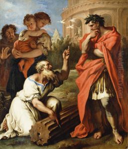 Tarquin the Elder Consulting Attius Navius