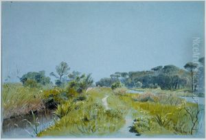Castel Fusano-Near Rome by William Stanley Haseltine