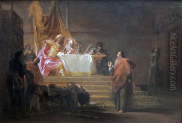 Solon before Croesus - view 1
