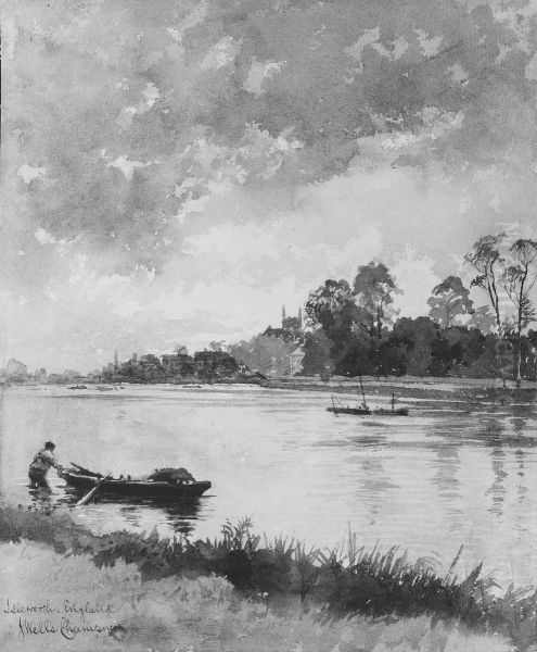 River Scene in England - view 1