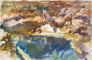 Man and Pool, Florida by John Singer Sargent