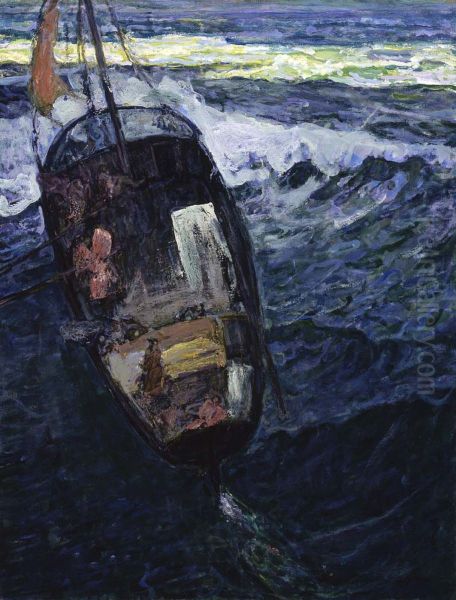 Fishermen at Sea - view 1