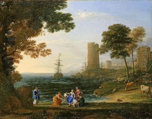 Landscape with the abduction of Europa by Jupiter