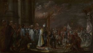 The Exaltation of the Cross by Juan De Valdes Leal