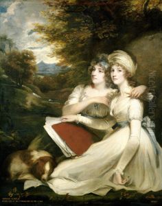 Portrait des soeurs Frankland by John Hoppner