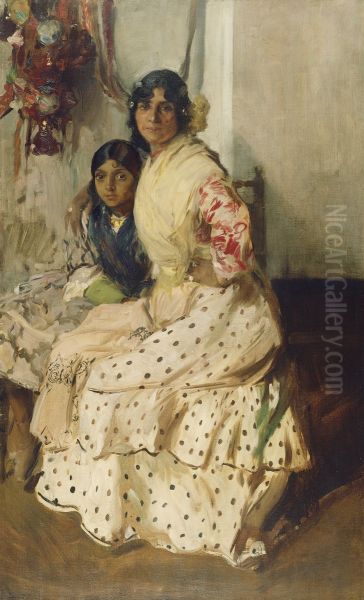 Pepilla the Gypsy and her daughter - view 1
