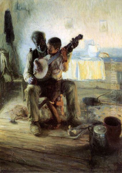 The Banjo Lesson - view 1