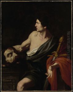 David with the Head of Goliath by Pietro Novelli