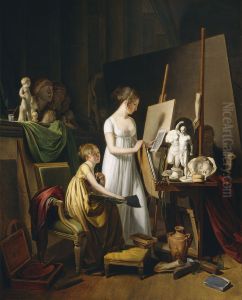A Painter's Studio by Louis-Leopold Boilly