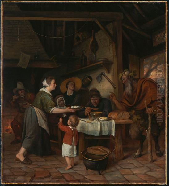 The Satyr and the Peasant Family - view 1