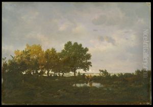 The Pond (La Mare) by Theodore Rousseau