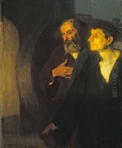 The Two Disciples at the Tomb by Henry Ossawa Tanner