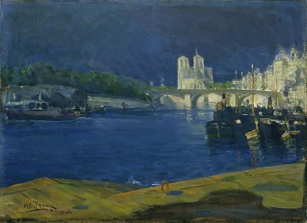 View of the Seine, looking toward Notre Dame - view 1