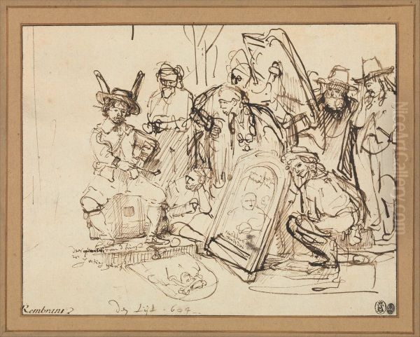 Satire on Art Criticism - view 1
