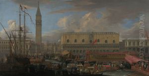 The Bucintoro Departing from the Bacino di San Marco