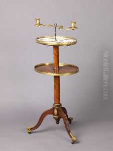 Candlestand and holder (gueridon) by Martin Carlin
