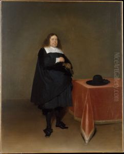 Burgomaster Jan van Duren (1613-1687) by Gerard Ter Borch