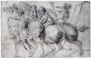 Frieze with Three Horsemen
