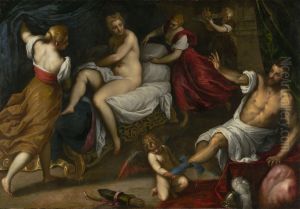 Venus and Mars by Palma il Giovane