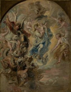 The Virgin as the Woman of the Apocalypse by (studio of) Rubens, Peter Paul