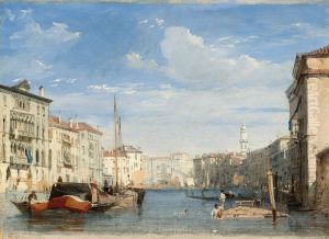 The Grand Canal by Richard Parkes Bonington