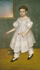 Girl with Kitten by Joseph Goodhue Chandler