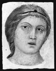 Head of an Angel in Full Face