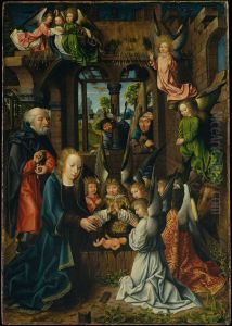 The Adoration of the Christ Child by Master Of Frankfurt