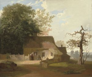 Cottage Scenery by George Caleb Bingham