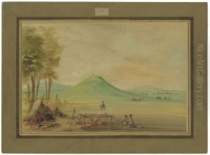 Expedition Encamped on a Texas Prairie. April 1686