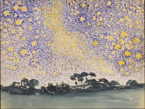 Landscape with Stars by Henri-Edmond Cross