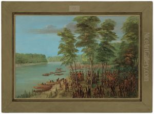La Salle Taking Possession of the Land at the Mouth of the Arkansas