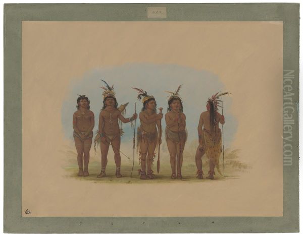 Five Caribbe Indians - view 1