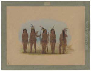 Five Caribbe Indians by George Catlin
