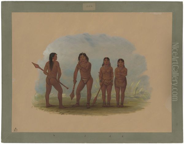 Four Angustura Indians - view 1