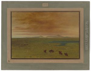Grand Lavoir, Pampa del Sacramento by George Catlin