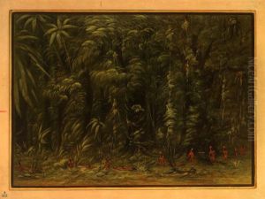 Interior of an Amazon Forest - Zurumati by George Catlin
