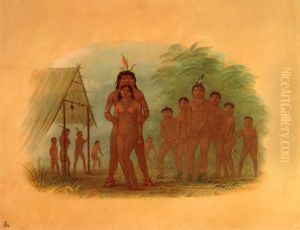 Orejona Indians by George Catlin