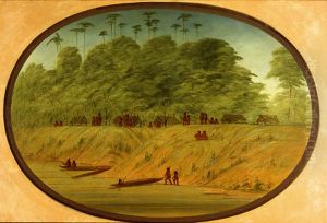 A Small Village - Payaguas Indians
