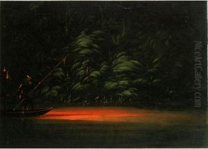 Spearing by Torchlight on the Amazon