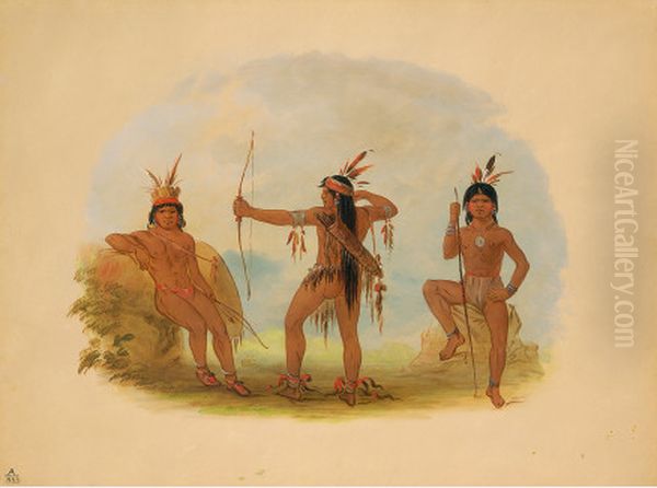 Three Woyaway Indians - view 1
