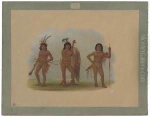 Three Zurumati Indians by George Catlin