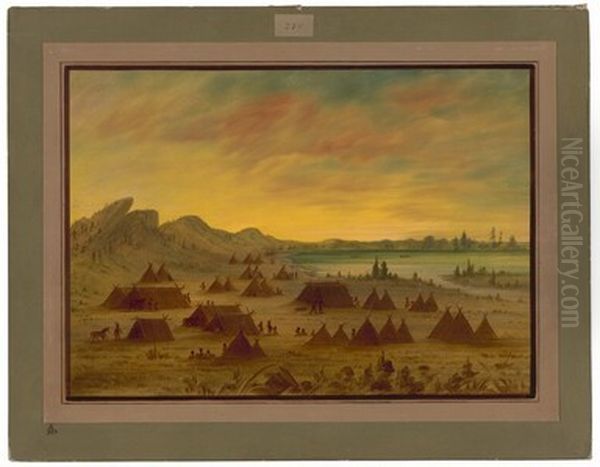 An Apachee Village - view 1