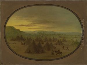 A Crow Village of Skin Tents on the Salmon River