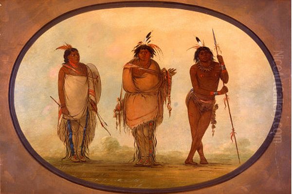 Three Yumaya Indians - view 1